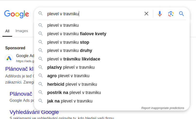 klíčová slova jak zjistit